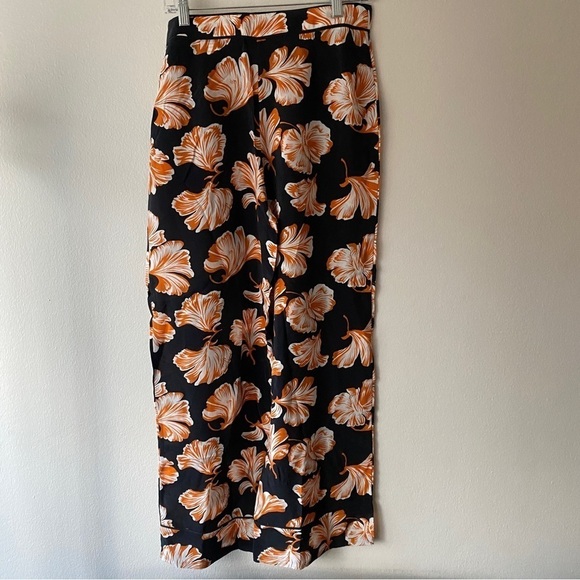 İPEKYOL High Waist floral Woman Trousers size US 10 - Picture 3 of 10